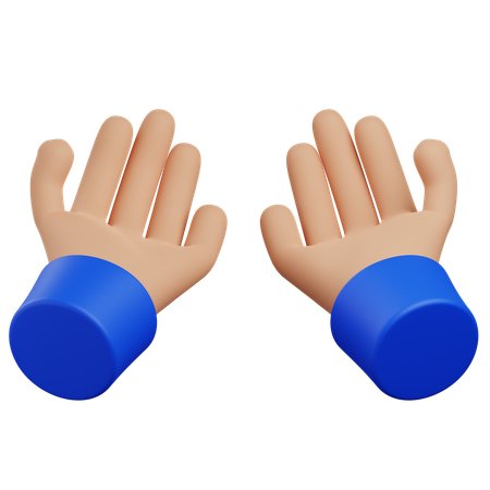 Rezar gesto de la mano  3D Icon