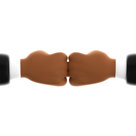 Gesto de la mano del puño  3D Icon