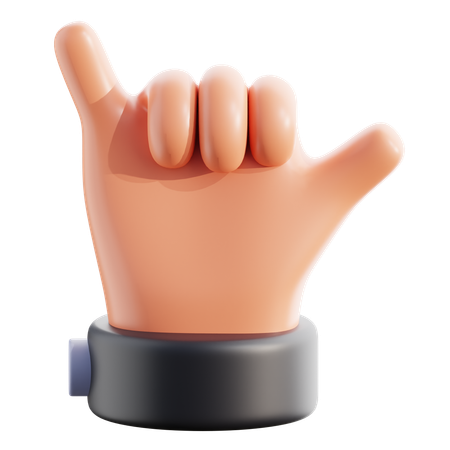 Gesto de la mano shaka  3D Icon