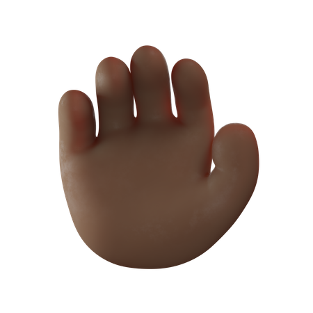 Coger el gesto de la mano  3D Illustration