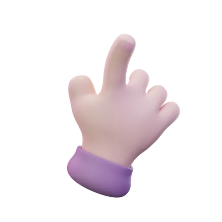 Alcanzar el gesto de la mano  3D Icon