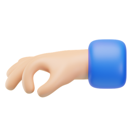 Dando gesto con la mano  3D Icon