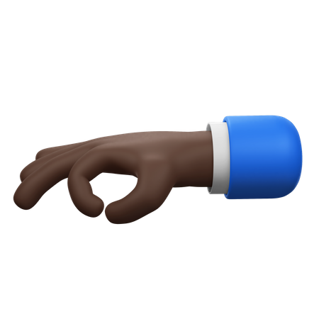 Sosteniendo el gesto de la mano  3D Icon