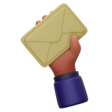 Gesto de mano cartero  3D Icon
