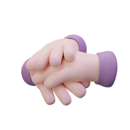 Gesto de unidad con la mano  3D Icon