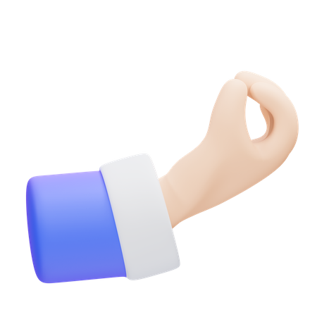 Gesto de la mano italiana  3D Icon