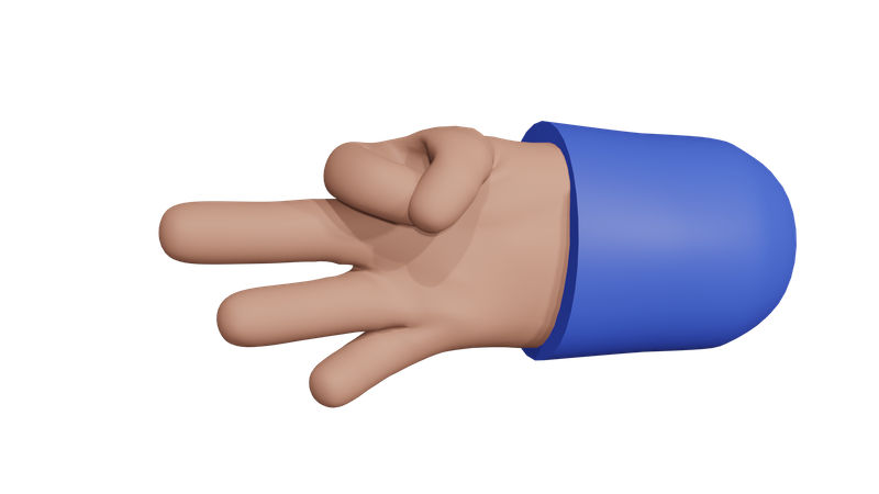 Ok gesto con la mano  3D Icon