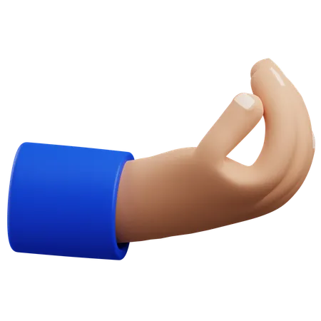 Gesto de mano pellizcada  3D Icon