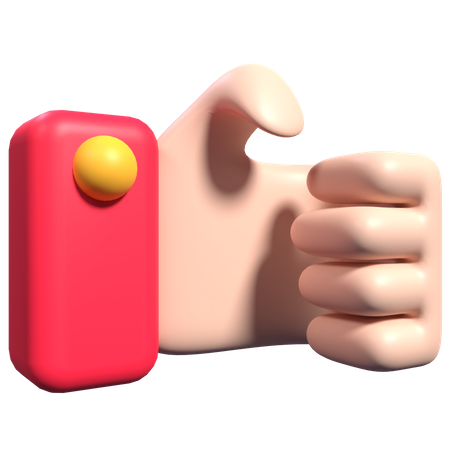 Gesto de la mano con el puño levantado  3D Icon