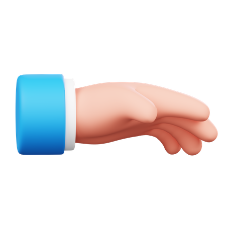 Relajar el gesto de la mano  3D Icon