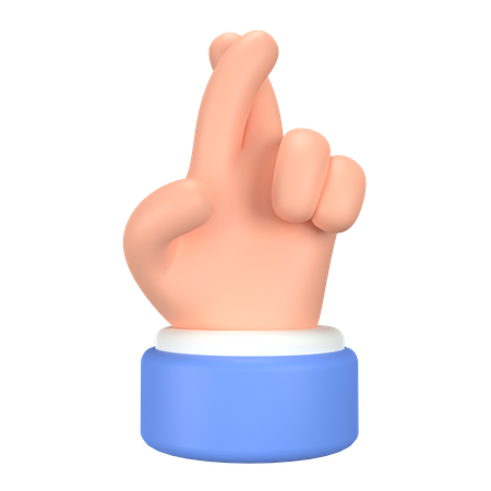 Gesto con la mano sin promesa  3D Icon