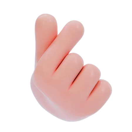 Gesto de la mano del corazón  3D Icon