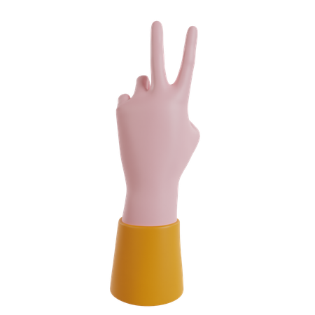 Gesto de mão  3D Icon
