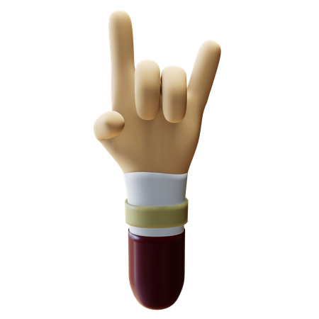Gesto de mão de festa  3D Icon