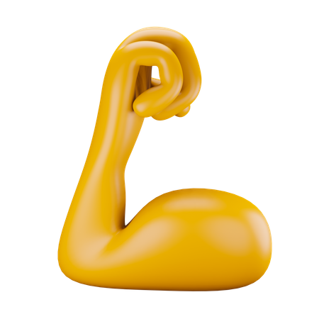 Gesto de mão muscular  3D Icon