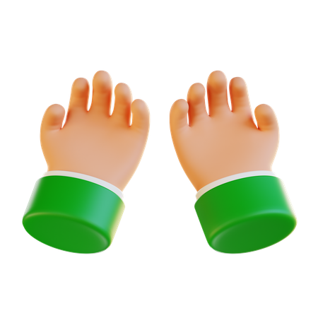 Gesto de oração  3D Icon