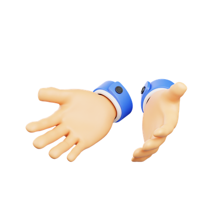 Rezar gesto de la mano  3D Icon