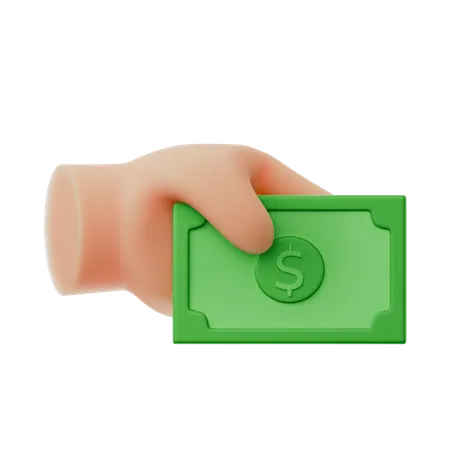 Gesto de pago  3D Icon