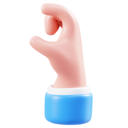 Gesto de pellizco con la mano  3D Icon