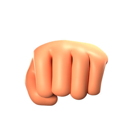 Gesto de punho  3D Icon
