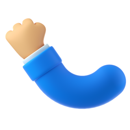 Gesto de punho  3D Icon