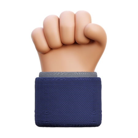 Gesto de punho  3D Icon