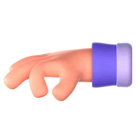 Tomar gesto de la mano  3D Icon