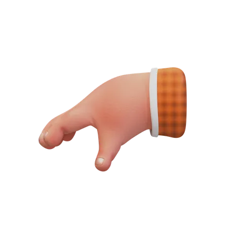 Tomar gesto de la mano  3D Icon