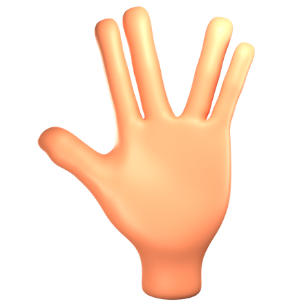 Gesto extraño con la mano  3D Icon