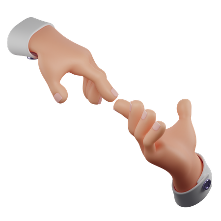 Gesto manual  3D Icon