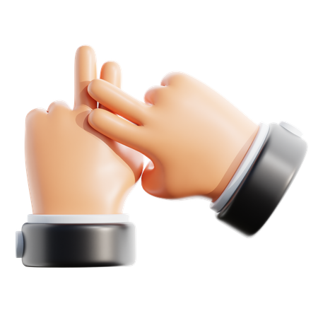 Gesto manual  3D Icon