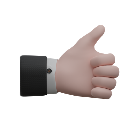 Como gestos con las manos  3D Icon