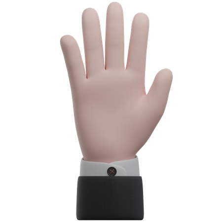 Hola gestos con las manos  3D Icon