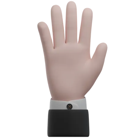 Hola gestos con las manos  3D Icon