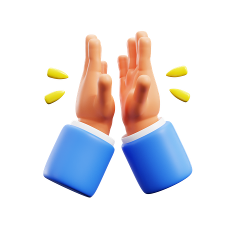 Gestos de palmas  3D Icon