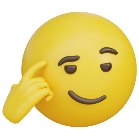 Gesture With An Arrogant Expression Emoji  3D Icon