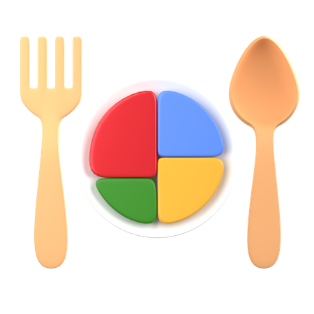 Gesunde Ernährung  3D Icon