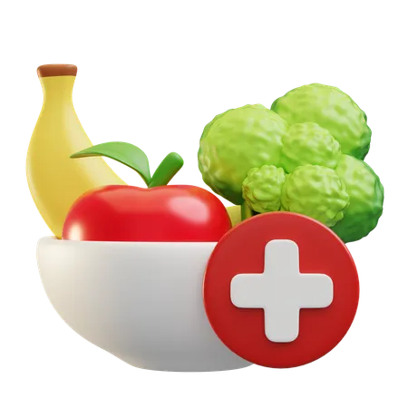 Gesunde Ernährung  3D Icon