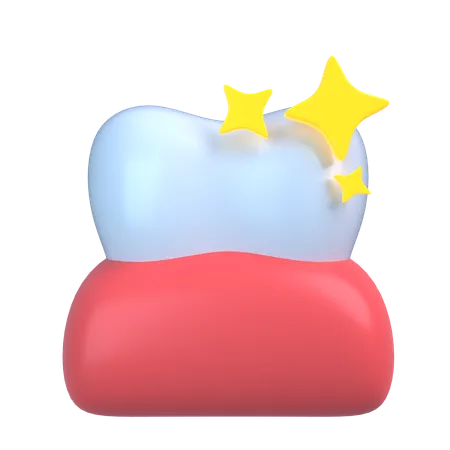 Gesunde Zähne  3D Icon