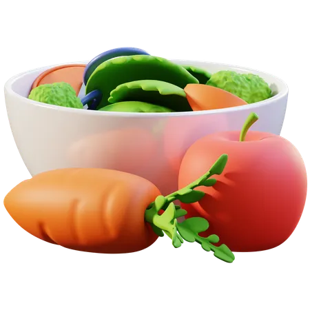 Gesundes Essen  3D Icon