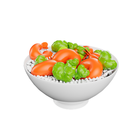 Gesundes Essen  3D Icon