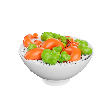 Gesundes Essen  3D Icon