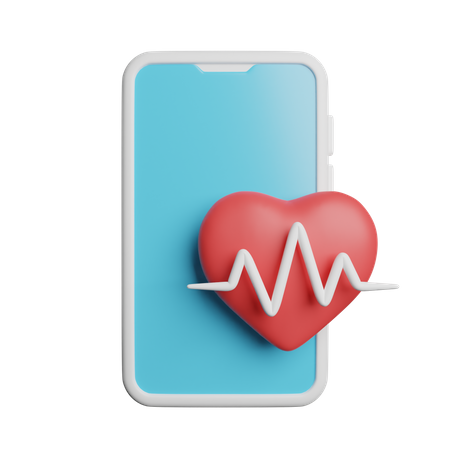 Gesundheits-App  3D Icon