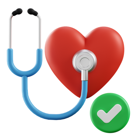 Gesundheits-Check  3D Icon