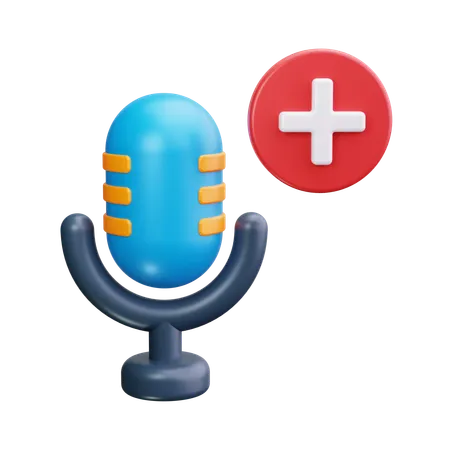 Gesundheitspodcast  3D Icon