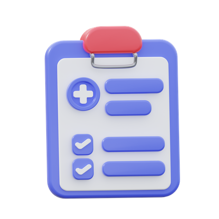 Gesundheitsakten  3D Icon