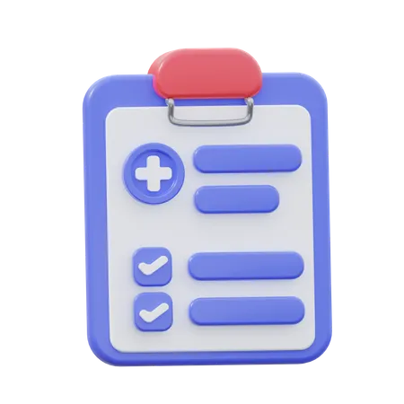 Gesundheitsakten  3D Icon