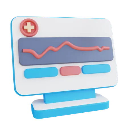 Gesundheitskontrolle  3D Icon