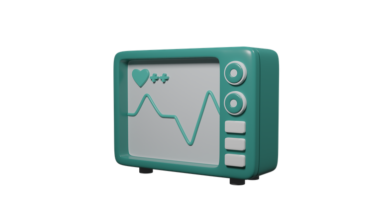 Gesundheitsmonitor  3D Icon