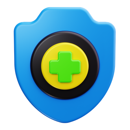 Gesundheitsschild  3D Icon